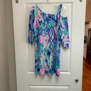 Lilly Pulitzer cold shoulder dress